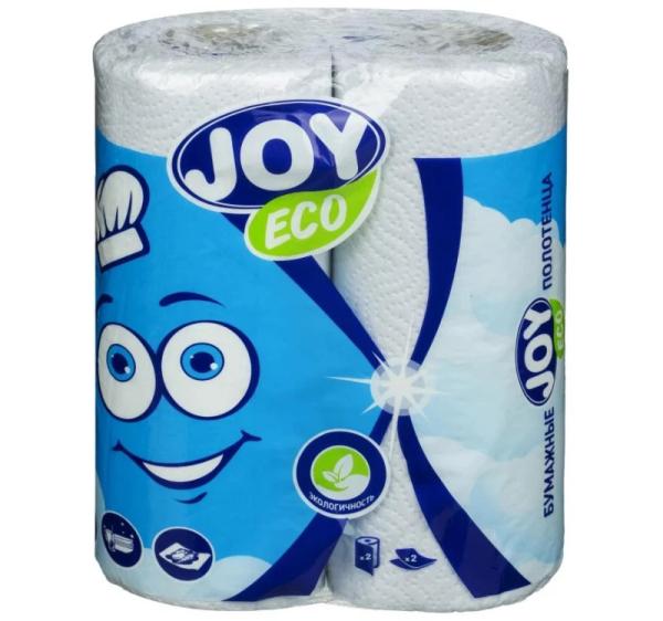 Бумажные полотенца 2сл. 2 рулона Joy Eco