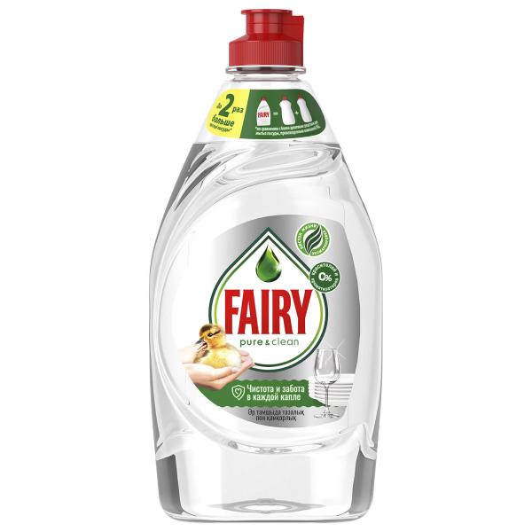 Жидкость для мытья посуды Fairy Pure & Clean 450 мл