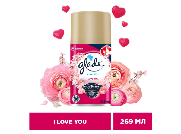 Освежитель воздуха Glade Automatic Ванильные мечты сменный аромаблок 269 мл
