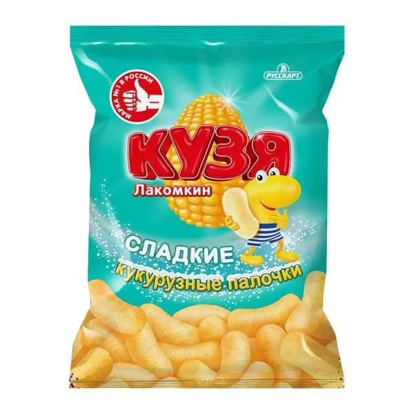 Палочки кукурузные Кузя Лакомкин сладкие 140г
