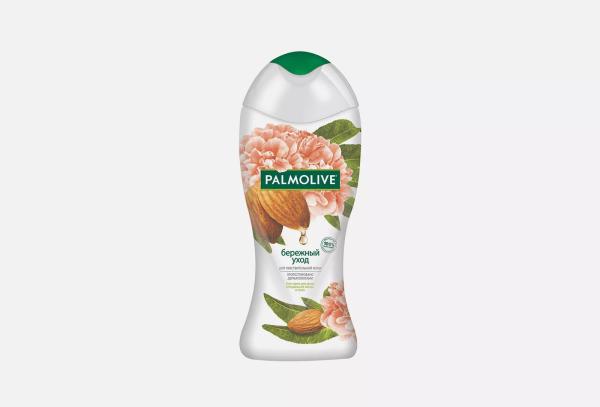 Гель - крем для душа женский Palmolive Бережный Уход с миндальным маслом и пионом для чувствительной кожи 250 мл