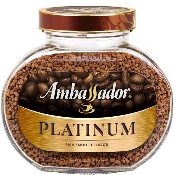 Кофе растворимый сублимированный Ambassador PLATINUM, 95г