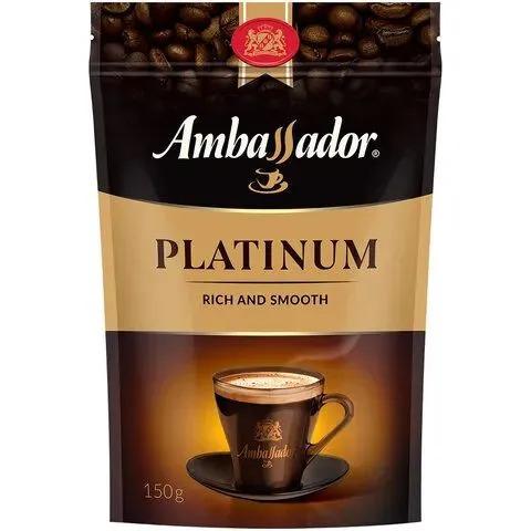 Кофе растворимый сублимированный Ambassador PLATINUM, 150г