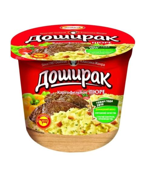 Пюре Доширак со вкусом мяса стакан 40 гр