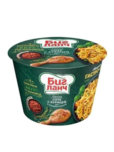Лапша БИГ ЛАНЧ Соте с курицей и травами 90 г