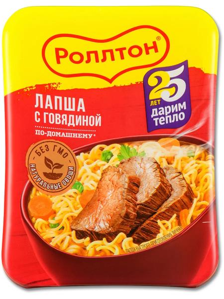 Лапша Роллтон Говядина 90г