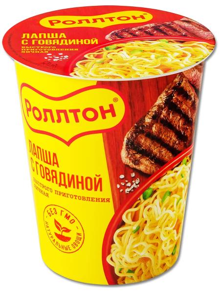 Лапша Роллтон Говядина 70г