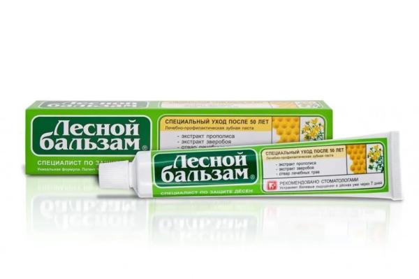 Зубная паста Лесной бальзам с прополисом и зверобоем 75 мл