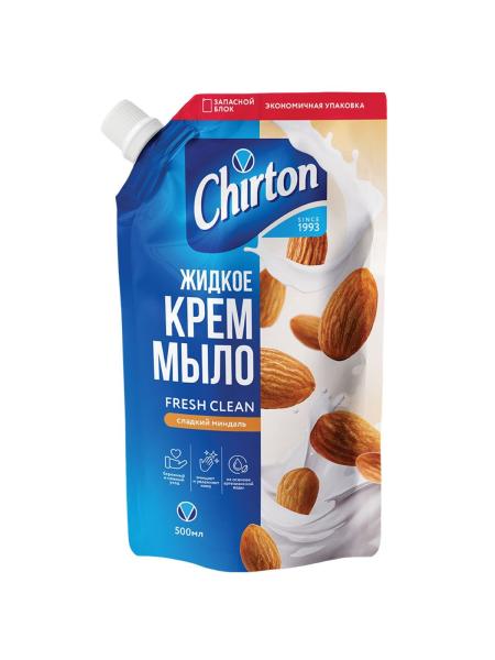 Крем-мыло для рук и тела Chirton Сладкий миндаль жидкое 500 мл