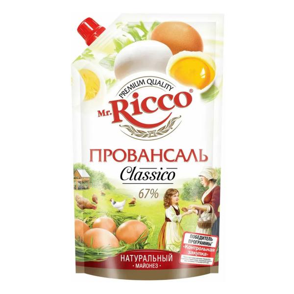 Майонез Mr.Ricco Провансаль 67% 400 мл
