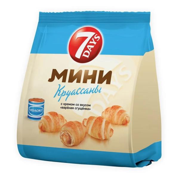 Мини-круассаны 7 Days со вкусом варёной сгущёнки 265 г