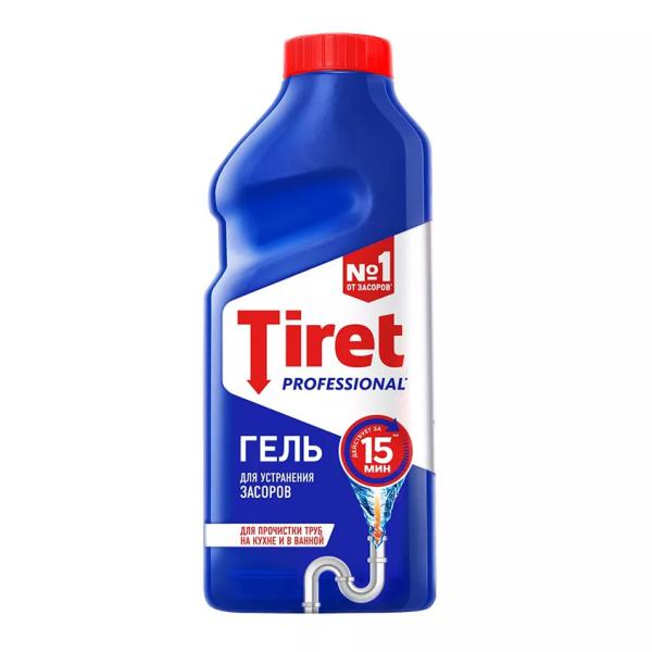 Гель для прочистки труб от засоров Tiret Professional 500 мл