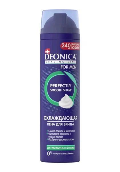 Пена для бритья мужская  Deonica for men для чувствительной кожи 240 мл