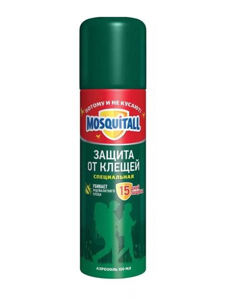 Аэрозоль Mosquitall защита от клещей 150 мл