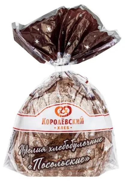 Изделие хлебобулочное Посольские Королевский хлеб нарезка 250 г