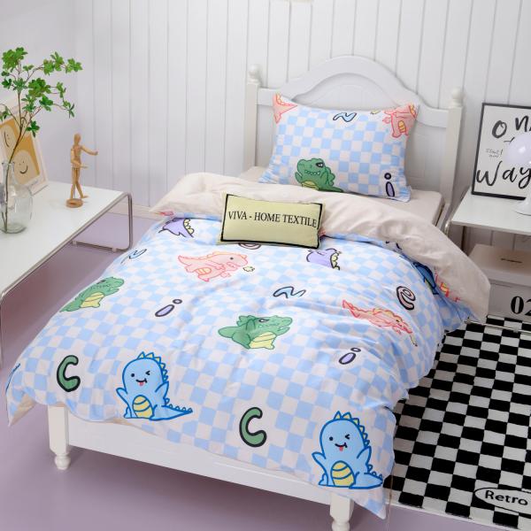 Комплект постельного белья на резинке Сатин Люкс KIDS/ДЕТСКОЕ 100% хлопок CDKR026