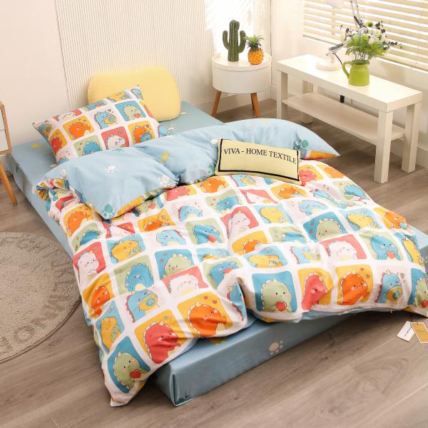 Комплект постельного белья на резинке Сатин Люкс KIDS/ДЕТСКОЕ 100% хлопок CDKR045