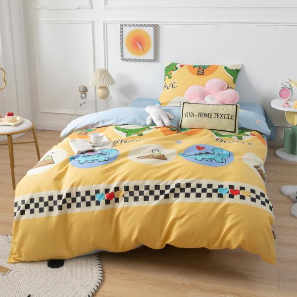 Комплект постельного белья на резинке Сатин Люкс KIDS/ДЕТСКОЕ 100% хлопок CDKR049