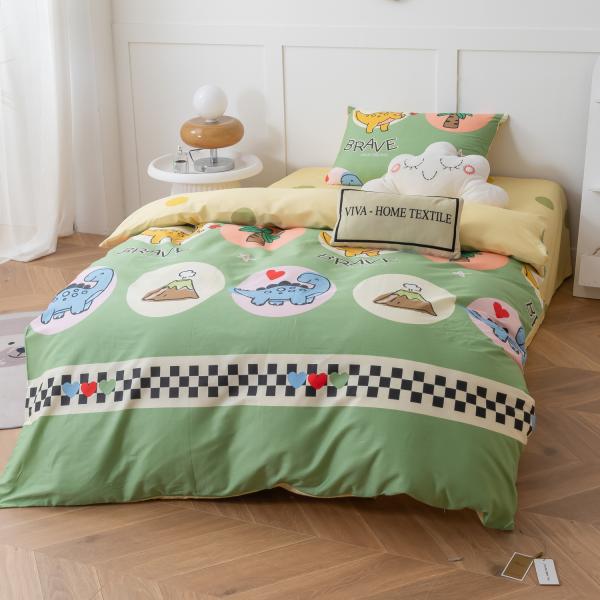 Комплект постельного белья на резинке Сатин Люкс KIDS/ДЕТСКОЕ 100% хлопок CDKR056